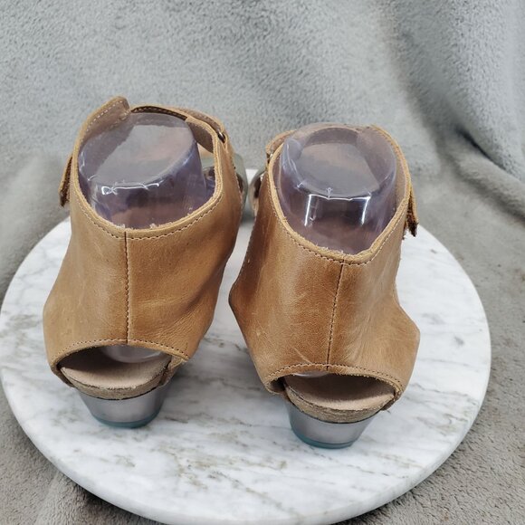 Naot Shoes Womens Size 10 Brown & Green Leather Prophecy Ankle Strap Sandals - Picture 6 of 10